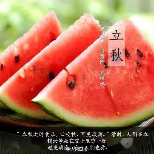 今日立秋请同事吃瓜,共享秋日清凉时光